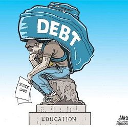 Millennial student loan debt