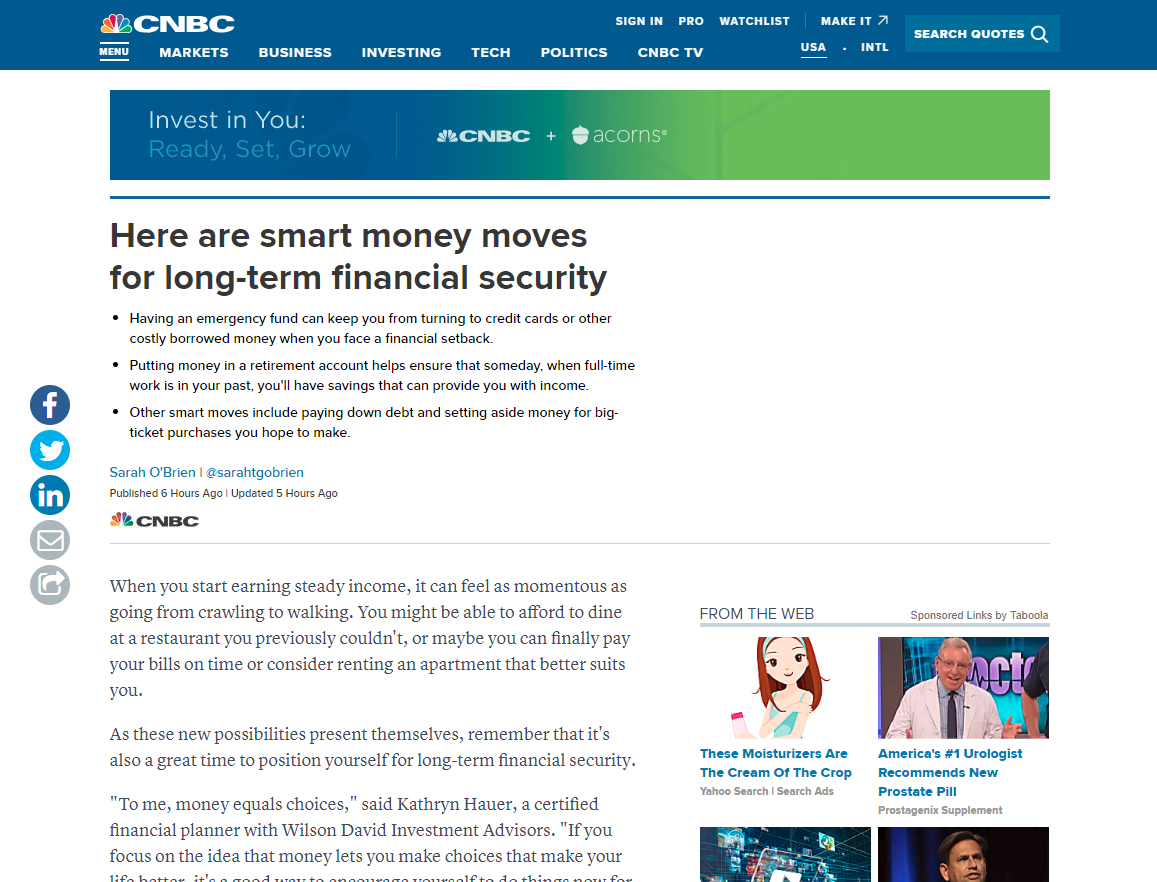 Bone Fide Wealth Llc Featured Press News And Articles - here are smart money moves for long term financial security